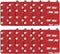 12 Pack 1.96 in x 1.57 in Very High Bond Sticky Adhesive Replacement, Double Sided Pads for Dashboard Windshield