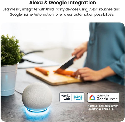 TREATLIFE WiFi Presence Sensor, 24G mmWave Radar Smart Motion Sensor Wired, Supports Alexa/Google Home