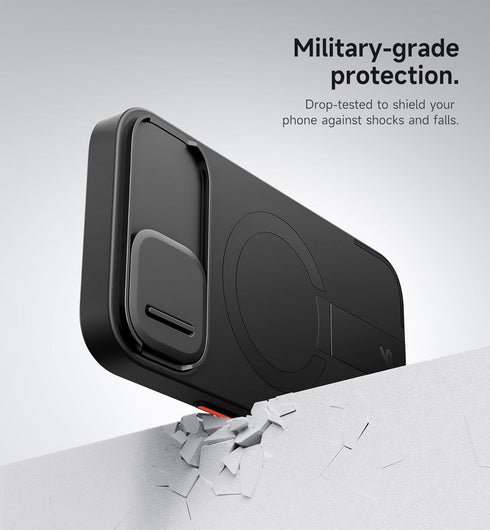 SURITCH 13/14 13/14 6.1 Inch, for iPhone Case with Magnetic Camera Slide Cover and Adjustable Kickstand, Compatible