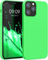 kwmobile Case Compatible with Apple iPhone 12 / iPhone 12 Pro - TPU Silicone Phone Cover with Soft Finish (Lime Green)