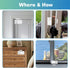HENDUN Wireless Remote Door Alarm for Windows, Magnetic Security Sensor, Pool Safety for Kids, Alzheimer's Care