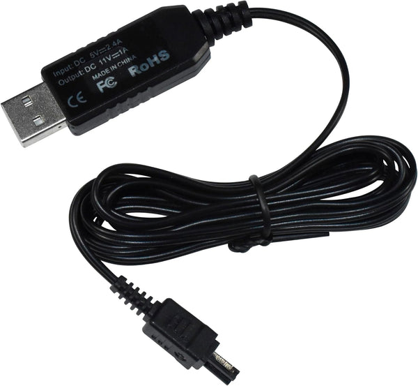 HQRP USB Charger Compatible with JVC Everio GZ-MG21U / GZMG21U Camcorder