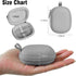 Earbud Case for AirPods, Hard Organizer for Earbuds and SD Memory Card, Grey