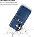KIHUWEY 17 6.3 Inch for iPhone Case Wallet Compatible with MagSafe Wireless Charging, Credit Card Holder, RFID Flip