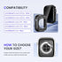 Goton 2 in 1 Privacy Waterproof Apple Watch Case for Series 9 8 7, Front Anti Spy Tempered Glass Face Cover + Back