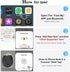 ssltvti IP68 Air Tracker Tag, Smart Tag Bluetooth Tracker Works with Apple Find My (iOS Only), Waterproof, Replaceable