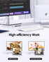 LENTION USB C Hub with 4K HDMI, 3 USB 3.0, SD/Micro SD Card Reader, Compatible with 2023-2016 MacBook Pro