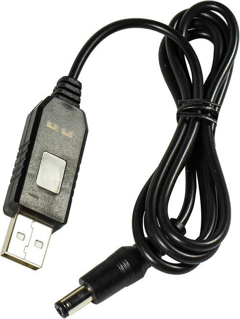 5V 12V HQRP USB to DC Step-Up Module Converter Cable Compatible with Household Electronics, Mobley Device, Portable DVD