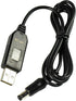 5V 12V HQRP USB to DC Step-Up Module Converter Cable Compatible with Household Electronics, Mobley Device, Portable DVD