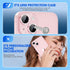 Xfilm Pink Diamond Camera Lens Protector for iPhone 15/15 Plus, 9H Hardness, Scratchproof, Stylish & Case Friendly.