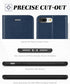 TUCCH Case Wallet for iPhone 8 Plus/7 Plus, PU Leather with 3 Credit Card Holder, 1 Money Slot, Kickstand Folio Flip