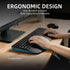 Hamile 7-Color Setting, Large Print Wireless Backlit Keyboard Rechargeable Quiet Low-Profile Keys, Light up with Memory