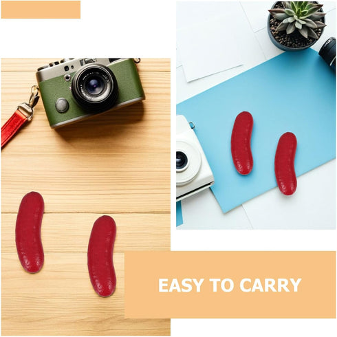 8pcs Fake Sausage Prop - Realistic Artificial Food Models - Simulation Hot Dog Decoration - Plastic Sausages for Market