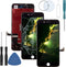 ZTR iPhone 7 Plus 5.5 inch LCD Glass Screen Display Replacement Assembly Full Frame Set (Black)