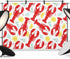 Generic Summer Fruit Photo Backdrop for Photoshoot, 12 x 8 FT Red Lobsters