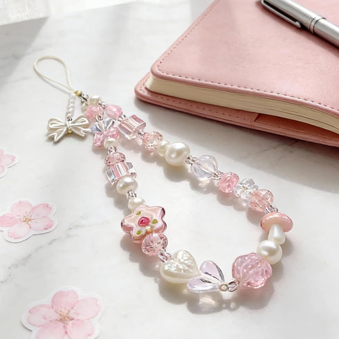 Cute Beaded Camera Wrist Strap - Adorable Lanyard for Digital Cameras & Phones