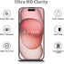 [2 Pack 15 MAYtobe Designed for iPhone Screen Protector Tempered Glass, Case Friendly, Bubble Free, Easy to Install
