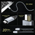 10Ft USB C to USB C Cable, 100W PD Charging, 20Gbps Data, 4K Video, Compatible with MacBook Pro, iPad Pro, Galaxy S23.