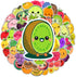 Booppyy Pack 50pcs, Fruit Stickers Cute Fruit Sticker for Kids, Cartoon Stickers for Water Bottle Scrapbooking