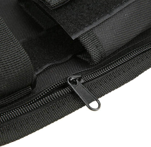 Radio Holster Chest Harness - Portable Walkie Talkie Vest Bag with Multi Layers Pouch