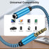 6FT Headphone Extension Cable - 3.5mm Male to Female Aux Adapter for iPhone, iPad, Samsung, Pixel, and more.