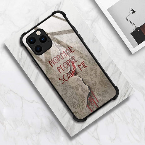 CARLOCA iPhone 12 Pro Case: American Horror Story Graphic Design, Shockproof Anti-Scratch Hard Back Case for iPhone