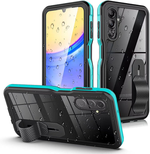 Waterproof Case for Samsung Galaxy A15 5G with Built-in Screen Protector, Rugged Full Body Dustproof Shockproof Case