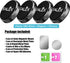 SALEX Magnetic Phone Mount 4 Pack, Black Flat Cell Phone Holder for Car Dashboard, Wall, Truck