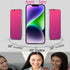 Compatible with iPhone 13 Pro Max and Compatible with iPhone 14 Plus Privacy Screen Protector mirror Tempered Glass Anti-Spy Gradient colorful Anti Bluelight Full Coverage clear Film 6.7