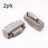 Arnorin DVI Coupler Female to Female Gender Changer Bulkhead Mount Adapter, 2 Pack