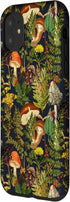 iPhone 11 Case - Mushroom Woodland Scene with Elderberries, Fungi, Nature Shrooms