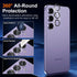 UniqueMe Samsung Galaxy S24 Screen Protector 2+2 Pack: Diamond Hardness, Anti-Explosion, Fingerprint Unlock, Camera
