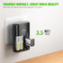 EBL Smart Rapid Charger for AA AAA 9V Rechargeable Batteries, Ni-MH Ni-CD Compatible