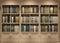 BELECO 5x3ft Fabric Vintage Wooden Bookshelf Backdrop Library Study Living Room Bookcase Books