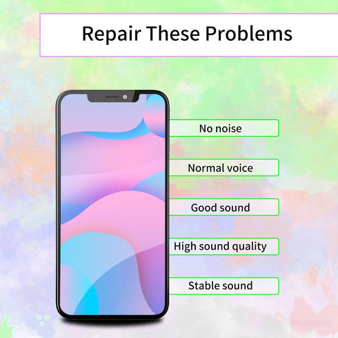 Loud Speaker Replacement for iPhone 13 Pro Max, Loudspeaker Repair Flex Cable Fix Sound Audio Module