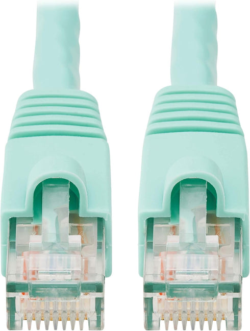 Tripp Lite Cat6a 10G Ethernet Cable, Aqua, 3 Feet, Snagless Molded UTP
