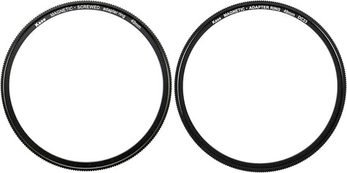 Kase 49mm DIY Adapter Kit, Converts Conventional Screw-in Filter to Magnetic