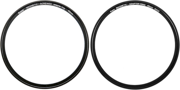 Kase 49mm DIY Adapter Kit, Converts Conventional Screw-in Filter to Magnetic