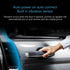 Handsfree Bluetooth Car Kit, Auto Power On Navigation Assistant, Visor Bluetooth Receiver with Back Clip