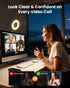 Evershop Phone/Webcam/Monitor,5" Ring Light for Laptop Desk Clip On,Small Computer Video Conference Lighting with Stand