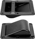 QWORK Plastic Speaker Cabinet Handles, 4 Pack Heavy Duty Recessed Holder, 6.38" x 8.5" x 2", Black by QWORK