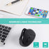 AURTEC Left-Handed Mouse, Rechargeable 2.4G Wireless Ergonomic Vertical Mice with USB Receiver, 6 Buttons, 3 Adjustable