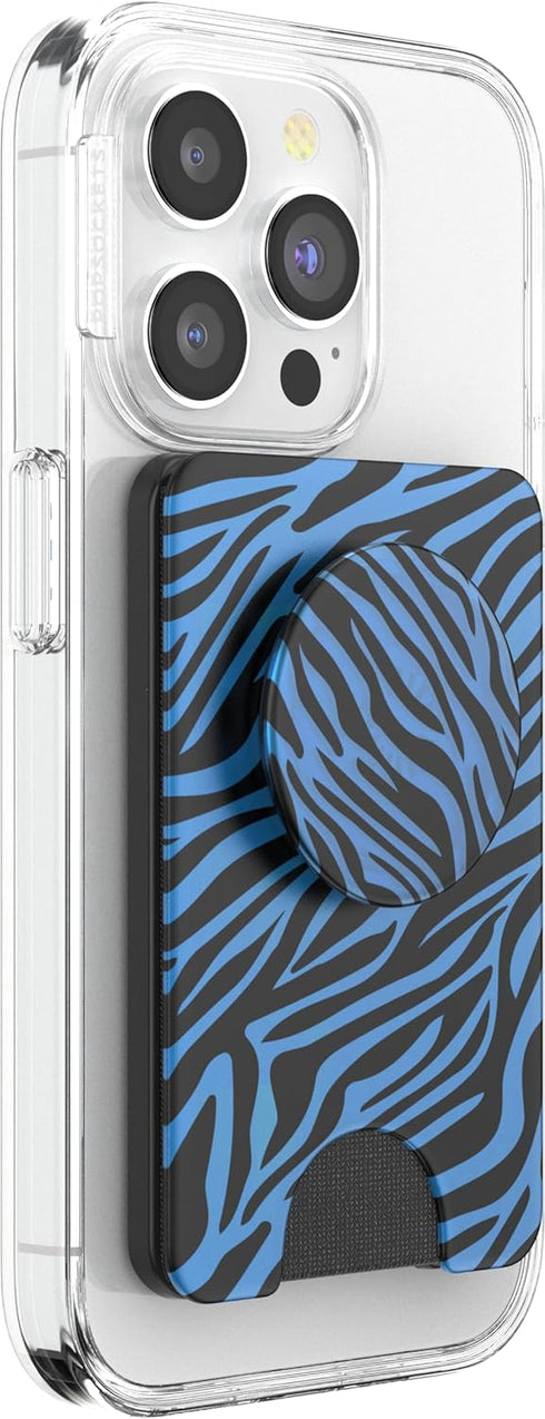 PopSockets Wallet Compatible with MagSafe - Phone Wallet with Expanding Grip, Phone Card Holder, Wireless Charging