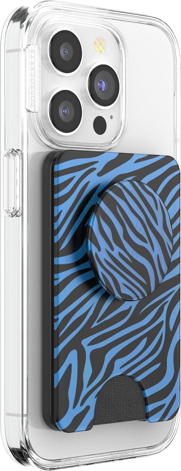 PopSockets Wallet Compatible with MagSafe - Phone Wallet with Expanding Grip, Phone Card Holder, Wireless Charging
