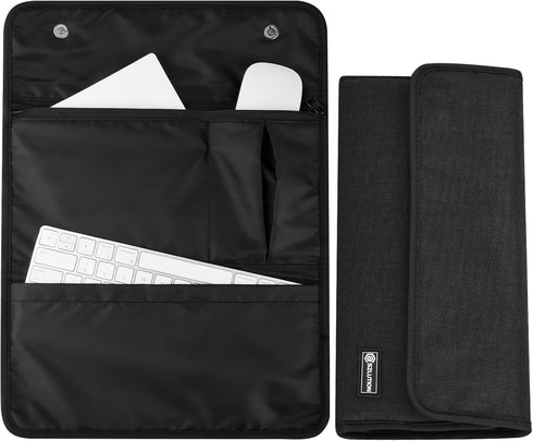 Travel Case for Apple Magic Keyboard + Magic Trackpad + Magic Mouse, Accessories Sleeve Case (Black)