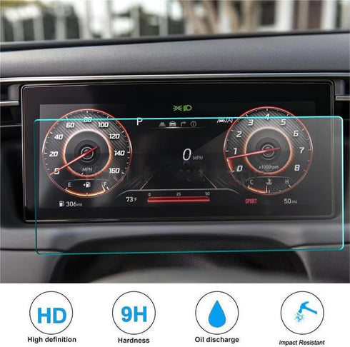 WIJMCTHC NX4 2021 2022 Car modification Compatible With Hyundai For Tucson Tempered Glass LCD Screen Protective Film