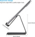 Cell Phone Stand, Desk Phone Holder Cradle Dock for All 4-8inch Phones, T1 Black