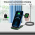 Wireless Charger, 3 in 1 Charging Stand for iPhone, iWatch, Airpods - Black