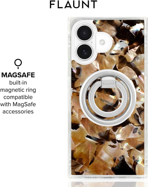 FLAUNT 17 Official Square Protective Case - Compatible with iPhone - Compatible with MagSafe & Wireless Charging