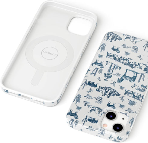 Casely iPhone 13 Case, Compatible with MagSafe, Wild West Adventure Desert Western Design